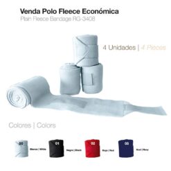 VENDA POLO FLEECE ECO. 3408 4 unidades - Color: Blanco