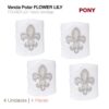 VENDA POLAR FLOWER LILY 4 unidades BLANCO - Talla: Pony