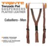 TIRANTE TRENZADO PIEL CABALLERO 009/25 -