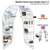 MEDIDOR DORSO PARA CABALLO ZALDI T+T -
