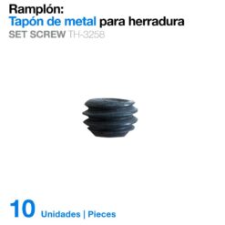 RAMPLÓN TAPÓN METAL PARA HERRADURA TH-3258 10uds -