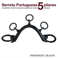 SERRETA PORTUGUESA 5 PILARES PAVONADO -