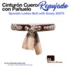 CINTURÓN CUERO REPUJADO C/PAÑUELO 30270 -