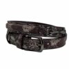 CINTURÓN CUERO BELT SLT-FEB2024-37 NEGRO -