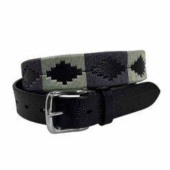 CINTURÓN CUERO BELT SLT-FEB2024-98 - Color: Negro