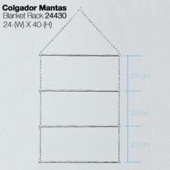 COLGADOR PARA MANTAS   24430 -