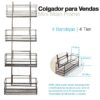 COLGADOR PARA VENDAS 4 BANDEJAS 244298 -