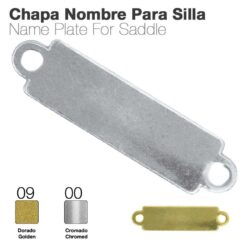 CHAPA NOMBRE SILLA - Variación: Golden