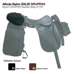 ALFORJA NYLON ZALDI GRUPERA 41191 - Color: Negro