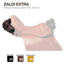 ALFORJA TRASERA ZALDI EXTRA PARA 10kg PLOMO - Color: Tostado
