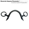 MUSEROLA VAQUERA PAVONADO 2 PILARES CORTOS -