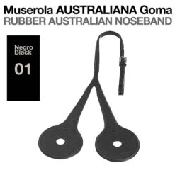 MUSEROLA AUSTRALIANA GOMA NEGRO -