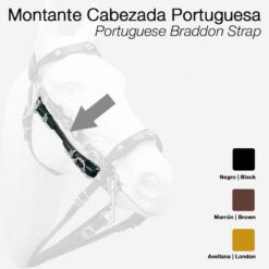 MONTANTE CABEZADA PORTUGUESA CASTECUS - Color: Tostado