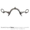 MUSEROLA VAQUERA TORNO PILARES LARGOS INOX -