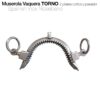 MUSEROLA VAQUERA TORNO PILARES CORTOS INOX -