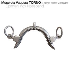 MUSEROLA VAQUERA TORNO PILARES CORTOS INOX -