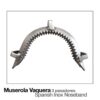 MUSEROLA VAQUERA 3 PASADORES METÁLICOS INOX -