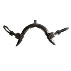 MUSEROLA VAQUERA INOX ENVEJECIDO PILARES CORTOS -