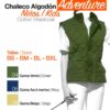 CHALECO ALGODÓN ADVENTURE - Color: Verde