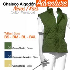 CHALECO ALGODÓN ADVENTURE - Color: Verde