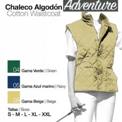 CHALECO ALGODÓN ADVENTURE - Color: Beige