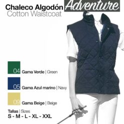 CHALECO ALGODÓN ADVENTURE - Color: Azul