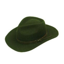 GORRO SOMBRERO AUSTRALIANO FIELTRO - Color: Verde