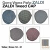 GORRA VISERA PAÑO ZALDI - Talla: 53