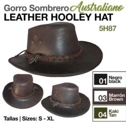GORRO SOMBRERO AUSTRALIANO 5H83 - Color: Negro