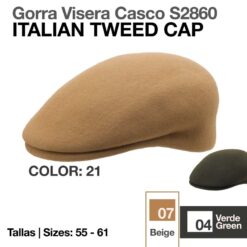 GORRA VISERA CASCO S.2860 - Color: Beige