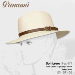 GORRO SOMBRERO PANAMÁ Nº471 - Talla: 59