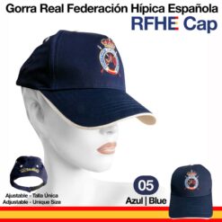 GORRA CAP REAL FEDERACIÓN HÍPICA ESPAÑOLA - Color: Azul