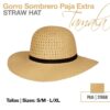 GORRO SOMBRERO PAJA EXTRA TAMALA - Talla: M