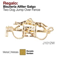 REGALO BISUTERÍA ALFILER GALGO J1012W -