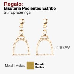 REGALO BISUTERíA PENDIENTES ESTRIBO J1192W -
