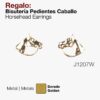 REGALO BISUTERíA PENDIENTES CABALLO J1207W -