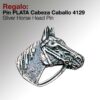 REGALO PIN -PLATA- CABEZA CABALLO 4129 -