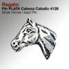 REGALO PIN -PLATA- CABEZA CABALLO 4128 -