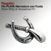 REGALO PIN -PLATA- HERRADURA CON FUSTA 4195 -