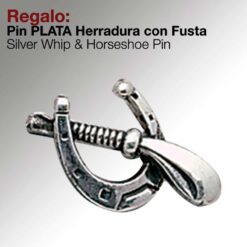 REGALO PIN -PLATA- HERRADURA CON FUSTA 4195 -