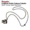 REGALO COLGANTE DOBLE CABEZA CABALLO -