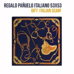 REGALO PAÑUELO ITALIANO 53X53 500 - Color: Azul