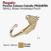 REGALO PERCHA CABEZA CABALLO PEQUEÑA 71 -