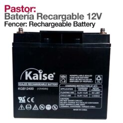 PASTOR: BATERÍA RECARGABLE 12V 47A/h -