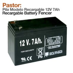PASTOR: PILA MODELO RECARGABLE 12V 7Ah -