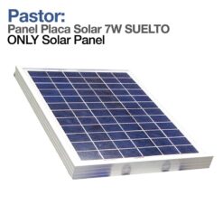 PASTOR: PANEL SOLAR 7W SUELTO -