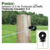 PASTOR: AISLADOR Z-2 DE TIRAFONDO 25uds -