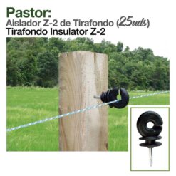 PASTOR: AISLADOR Z-2 DE TIRAFONDO 25uds -