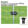 PASTOR: AISLADOR Z-4 REGULABLE 10uds -