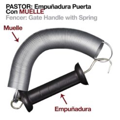PASTOR: EMPUÑADURA PUERTA CON MUELLE -